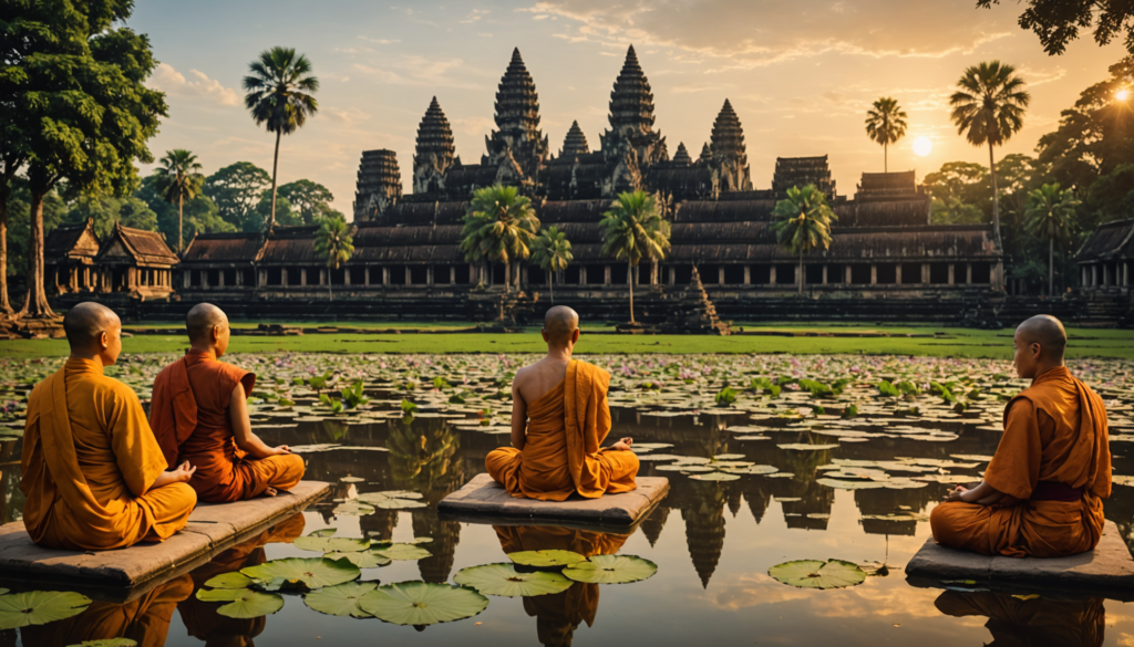 découvrez l'histoire fascinante du bouddhisme au cambodge, explorez ses pratiques spirituelles et son impact culturel sur la société cambodgienne. plongez dans un voyage enrichissant à travers les siècles, où cette tradition millénaire a façonné l'identité et les valeurs du pays.
