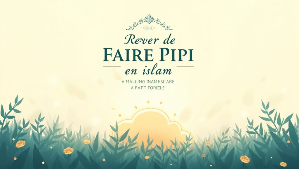 Rêver de faire pipi en islam