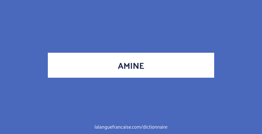 découvrez la signification du terme 'amine', une catégorie de composés chimiques organiques, et explorez leur rôle essentiel dans la chimie et la biologie. apprenez-en plus sur leurs propriétés, occurrences et applications dans divers domaines.